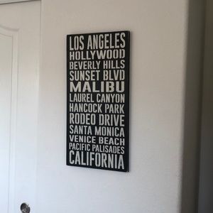 SOCAL Wood Sign